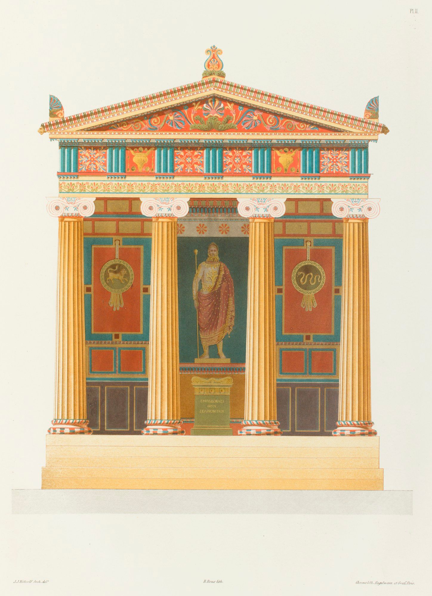 Élévation principale du temple | Works of Art | RA Collection