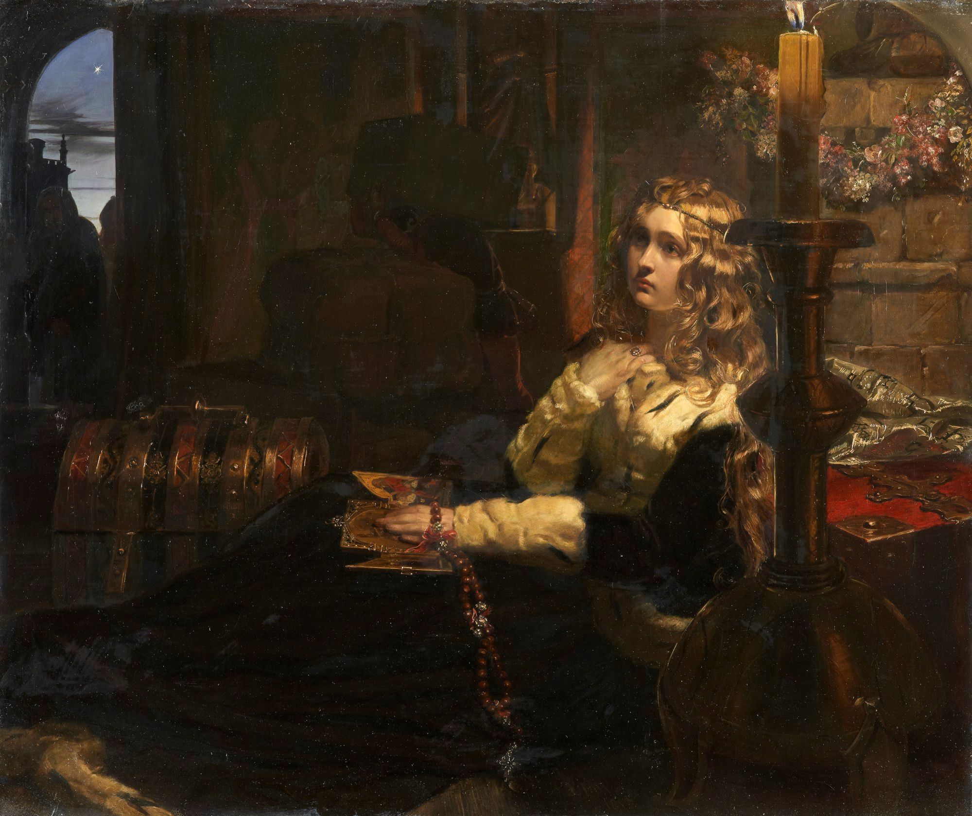 Elizabeth Woodville in her Sanctuary, Westminster after the